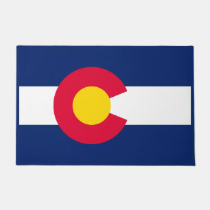 Dynamic Colorado State Flag Graphic op een Deurmat
