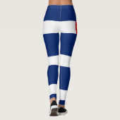 Dynamic Colorado State Flag Graphic op een Leggings (Achterkant)