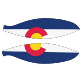 Dynamic Colorado State Flag Graphic op een Mini Basketbal (Panelen)