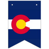 Dynamic Colorado State Flag Graphic op een Vlaggetjes (Derde vlag)