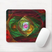 Dynamic Connections Abstract Art Mousepad Muismat (Met muis)