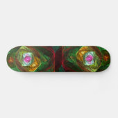 Dynamic Connections Abstract Art Skateboard (Horizontaal)