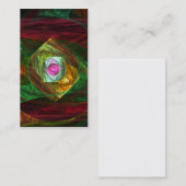 Dynamic Connections Abstract Art Visitekaartje (Voorkant / Achterkant)