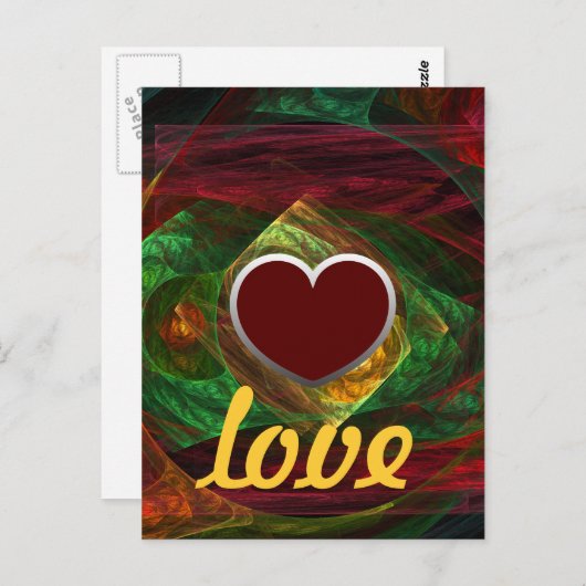 Dynamic Connections Love Briefkaart (Voorkant / Achterkant)