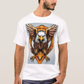 Dynamic Crystal Eagle Emblem T-Shirt - Spirit of V (Voorkant)