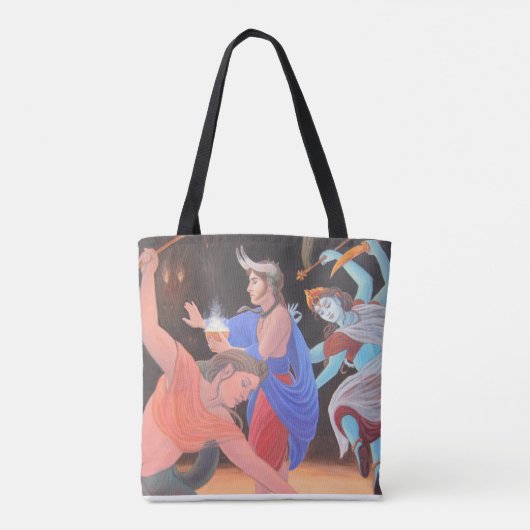 Dynamic Deities Custom All-Over-Print Canvas tas (Achterkant)