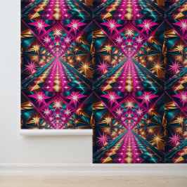 Dynamic Disco Lights Peel en Stick Behang