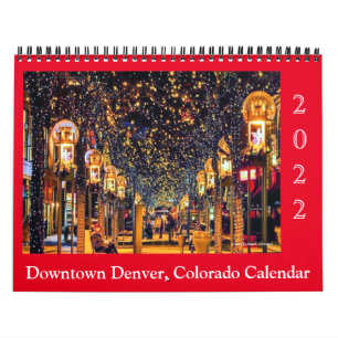 Dynamic Downtown Denver, Co Photo Art Calendar Kalender