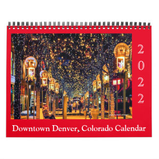 Dynamic Downtown Denver, Co Photo Art Calendar Kalender