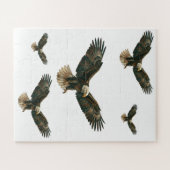 Dynamic Eagle Flock – Freedom and Power Puzzle. Legpuzzel (Horizontaal)