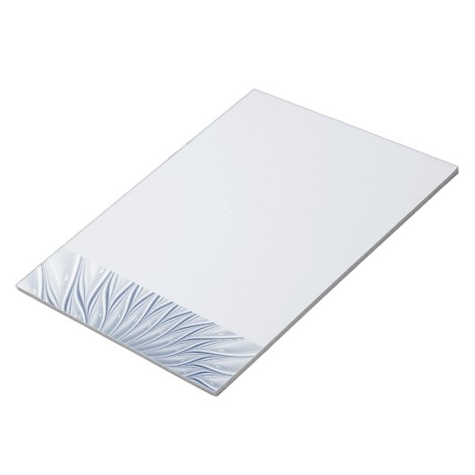 Dynamic Fantasy Abstract Blue Tones Fractal Art Notitieblok (Schuin)