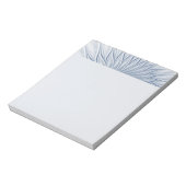 Dynamic Fantasy Abstract Blue Tones Fractal Art Notitieblok (Linkerzijde)