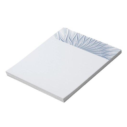 Dynamic Fantasy Abstract Blue Tones Fractal Art Notitieblok (Linkerzijde)