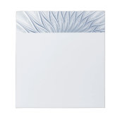 Dynamic Fantasy Abstract Blue Tones Fractal Art Notitieblok (Voorkant)