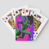 Dynamic Football Player in actie Pokerkaarten (Achterkant)