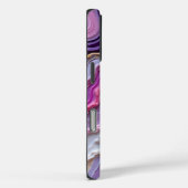 Dynamic Geode Art in Paarse tinten Case-Mate iPhone Case (Achterkant / Rechts)