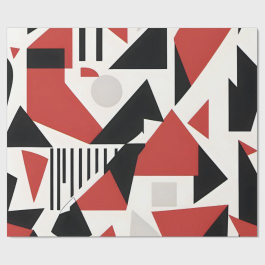 Dynamic Geometric Abstraction Cadeaupapier (Vlak)