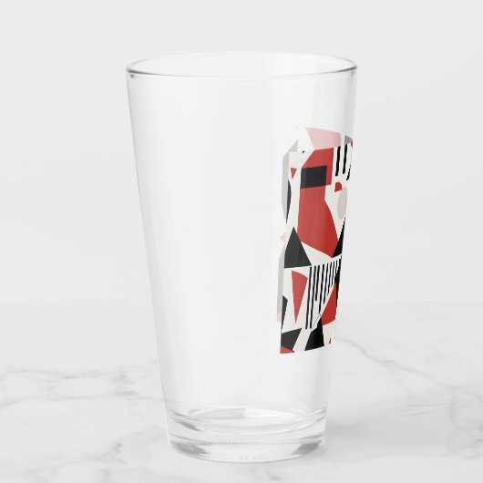 Dynamic Geometric Abstraction Glas (Rechts)