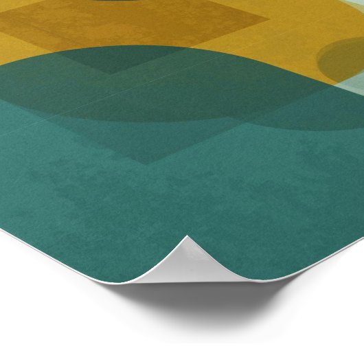 Dynamic Geometric Overlap Poster (Hoek)