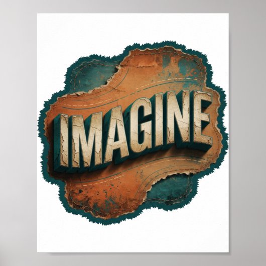 Dynamic Gold IMAGINE Poster (Voorkant)
