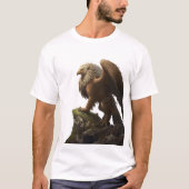 Dynamic Griffin Roar Fantasy Art T-shirt (Voorkant)