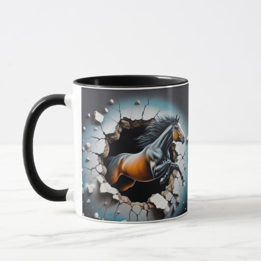 Dynamic Horse Breaking Through Wall – 3D-Mok Mok (Links)