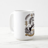 Dynamic Horse Emblem, Chinese New Year Gift Koffiemok (Voorkant links)