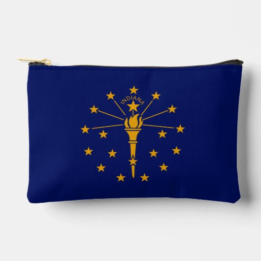 Dynamic Indiana State Flag Graphic op een Etui (Voorkant)
