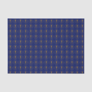 Dynamic Indiana State Flag Graphic op een Tissuepapier