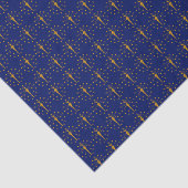 Dynamic Indiana State Flag Graphic op een Tissuepapier (Detail)