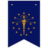 Dynamic Indiana State Flag Graphic op een Vlaggetjes (Tweede vlag)