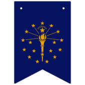 Dynamic Indiana State Flag Graphic op een Vlaggetjes (Eerste vlag)