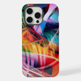 Dynamic Lines Abstraction iPhone 15 Pro Max Case