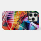 Dynamic Lines Abstraction iPhone Hoesje (Achterkant horizontaal)