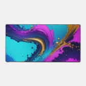 Dynamic Liquid Abstract, Goud Blauwgroen Zwart & P Bureaumat (Voorkant)