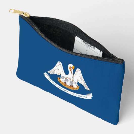 Dynamic Louisiana State Flag Graphic on a Etui (Open)