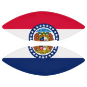 Dynamic Missouri State Flag Graphic op een American Football (Panelen)