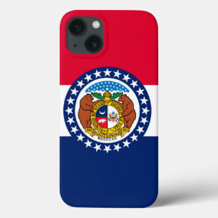 Dynamic Missouri State Flag Graphic op een Case-Mate iPhone Case