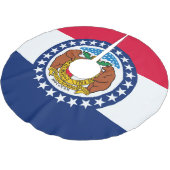 Dynamic Missouri State Flag Graphic op een Kerstboom Rok (Gekanteld)