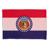 Dynamic Missouri State Flag Graphic op een Kussensloop (Voorkant)