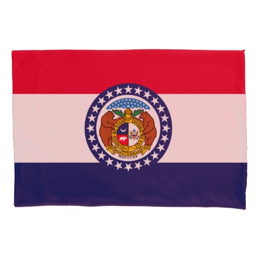 Dynamic Missouri State Flag Graphic op een Kussensloop (Voorkant)