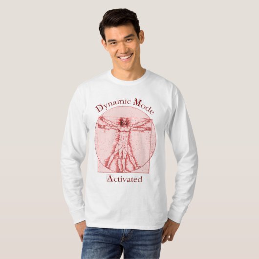 Dynamic Mode Long-Sleeve T-shirt (Voorkant volledig)