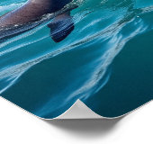 Dynamic Narwhal Pod - Playful Arctic Whales Poster (Hoek)