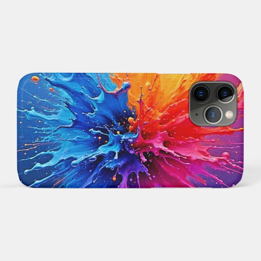 Dynamic Paint Splash Abstract Case-Mate iPhone Case (Achterkant (horizontaal))