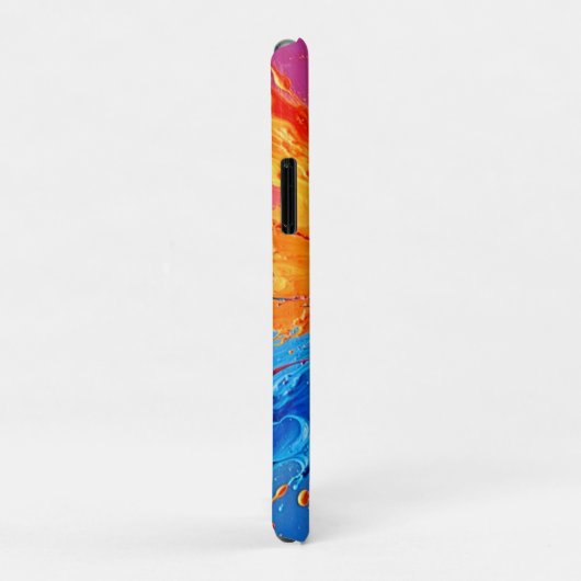 Dynamic Paint Splash Abstract Case-Mate iPhone Case (Achterkant/rechts)