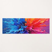 Dynamic Paint Splash Abstract Yogamat (Voorkant (horizontaal))