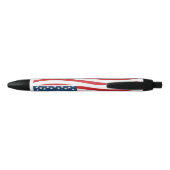 Dynamic Patriotic Wave Ballpoint Pen - Elegant USA (Achterkant)