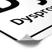 DyNAmIC Periodic Table Element Word Chemistry Atom Poster (Hoek)