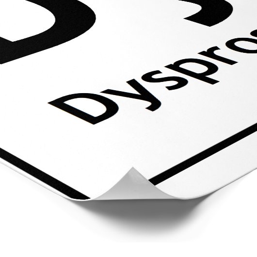 DyNAmIC Periodic Table Element Word Chemistry Atom Poster (Hoek)