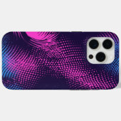 💖 Dynamic Pink & Purple Dotted Abstract Pattern Case-Mate iPhone Case (Achterkant (horizontaal))
